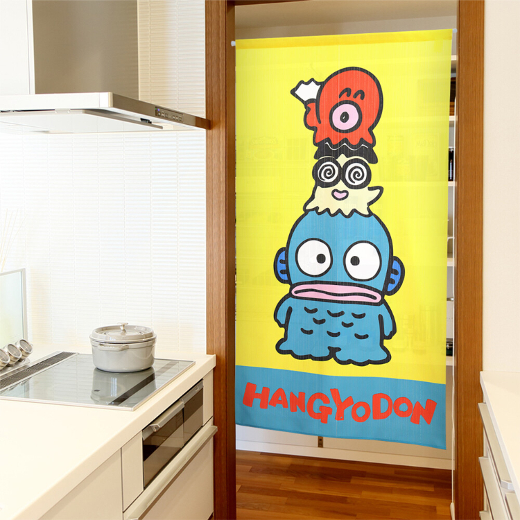 Sanrio 水怪 門簾 85 x 150 cm 朋友們 #CM22D-97515