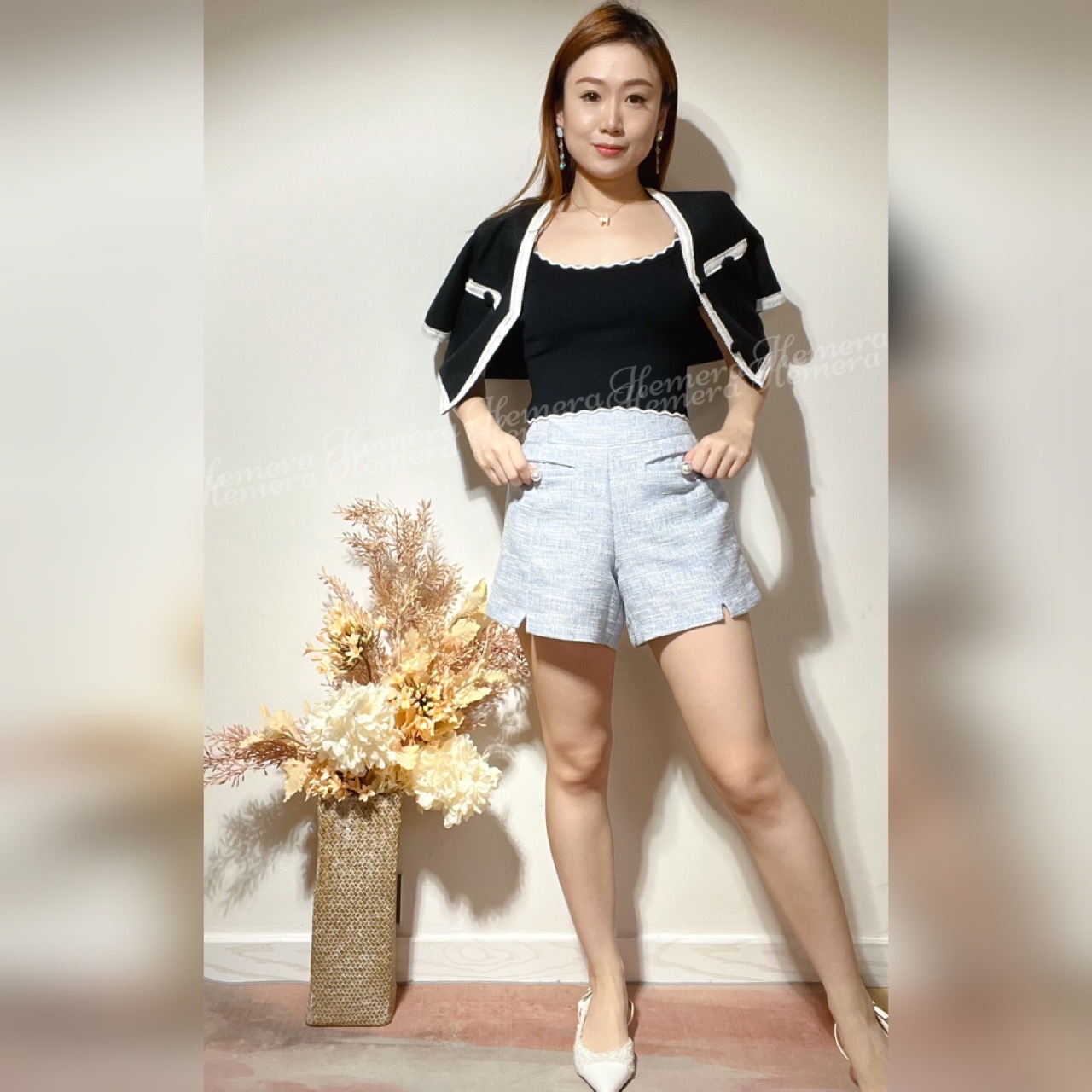 TWEED PANTS PT22S0623