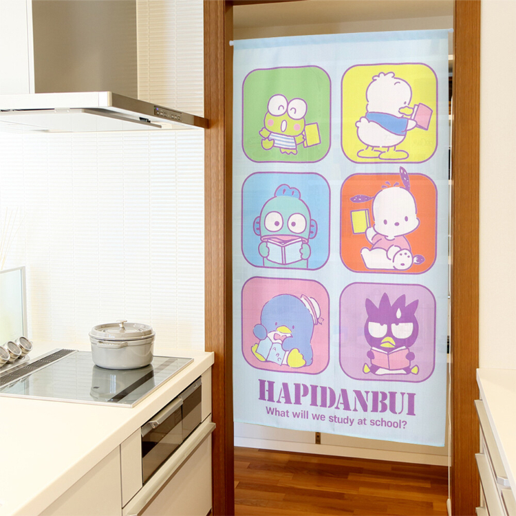 Sanrio Hapidanbui 門簾 85 x 150 cm 學習 #CM22D-97518