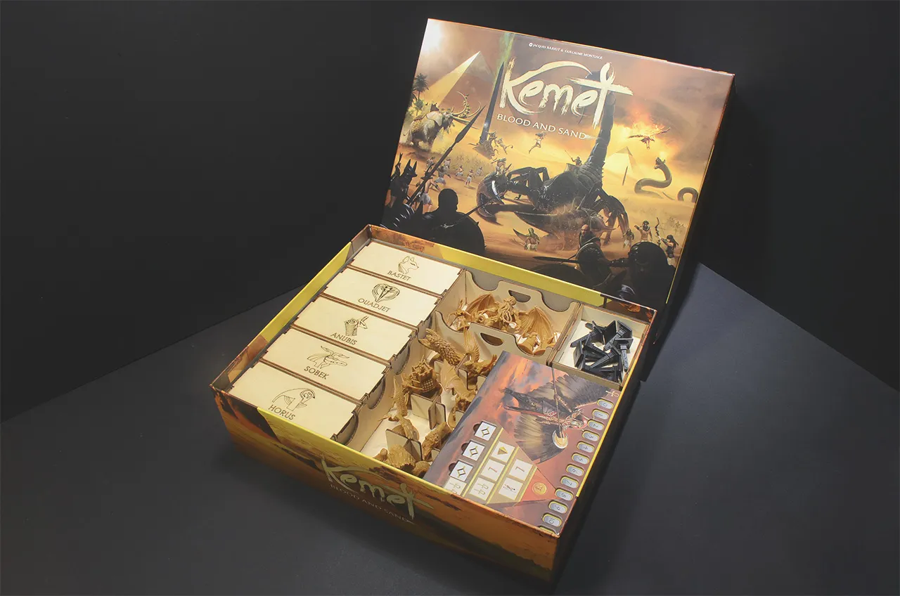 聖域：血與沙 Kemet: Blood and Sand 桌遊收納盒【烏鴉盒子】