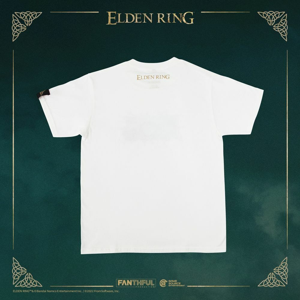 預購 艾爾登法環 x FANTHFUL 主題 純棉 T-Shirt「月之公主」菈妮（白色款）