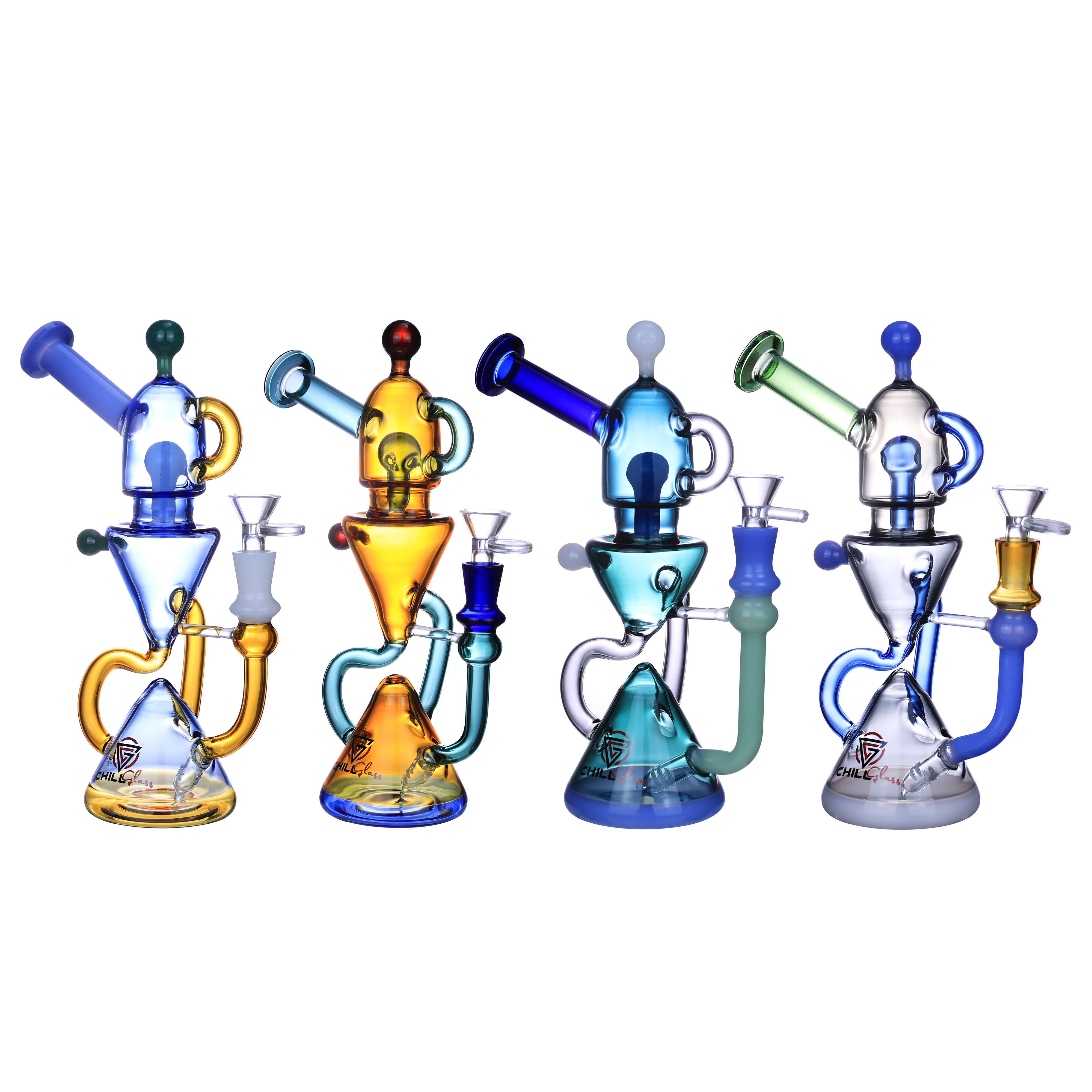 Chill Glass - JLD-155 Glass Bong 玻璃水煙壺（27cm）