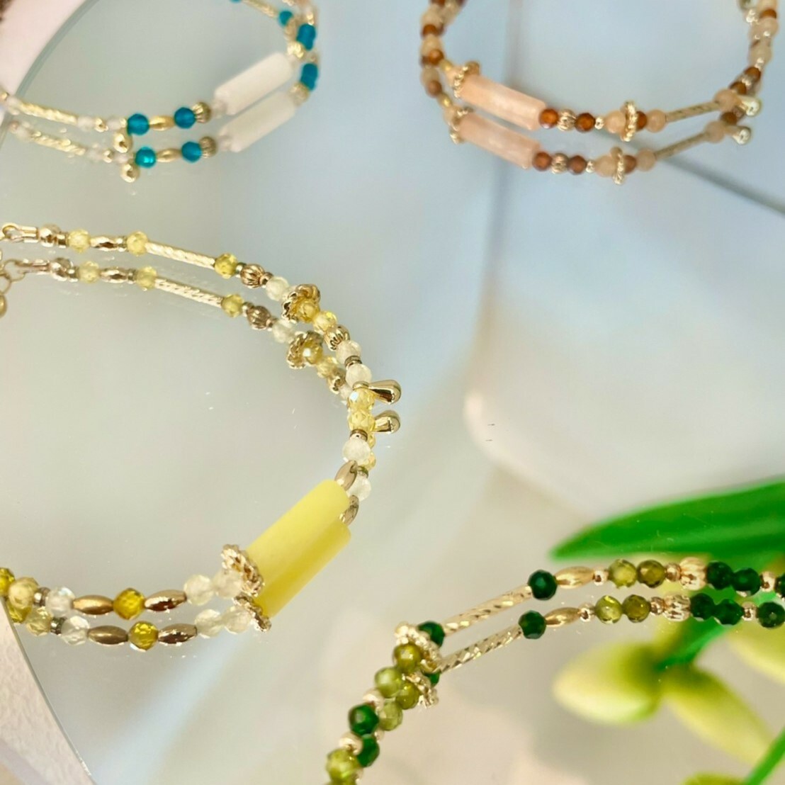 【客製化禮物】自選 誕生石手鍊 • 寶石實驗室 • 成品&材料包