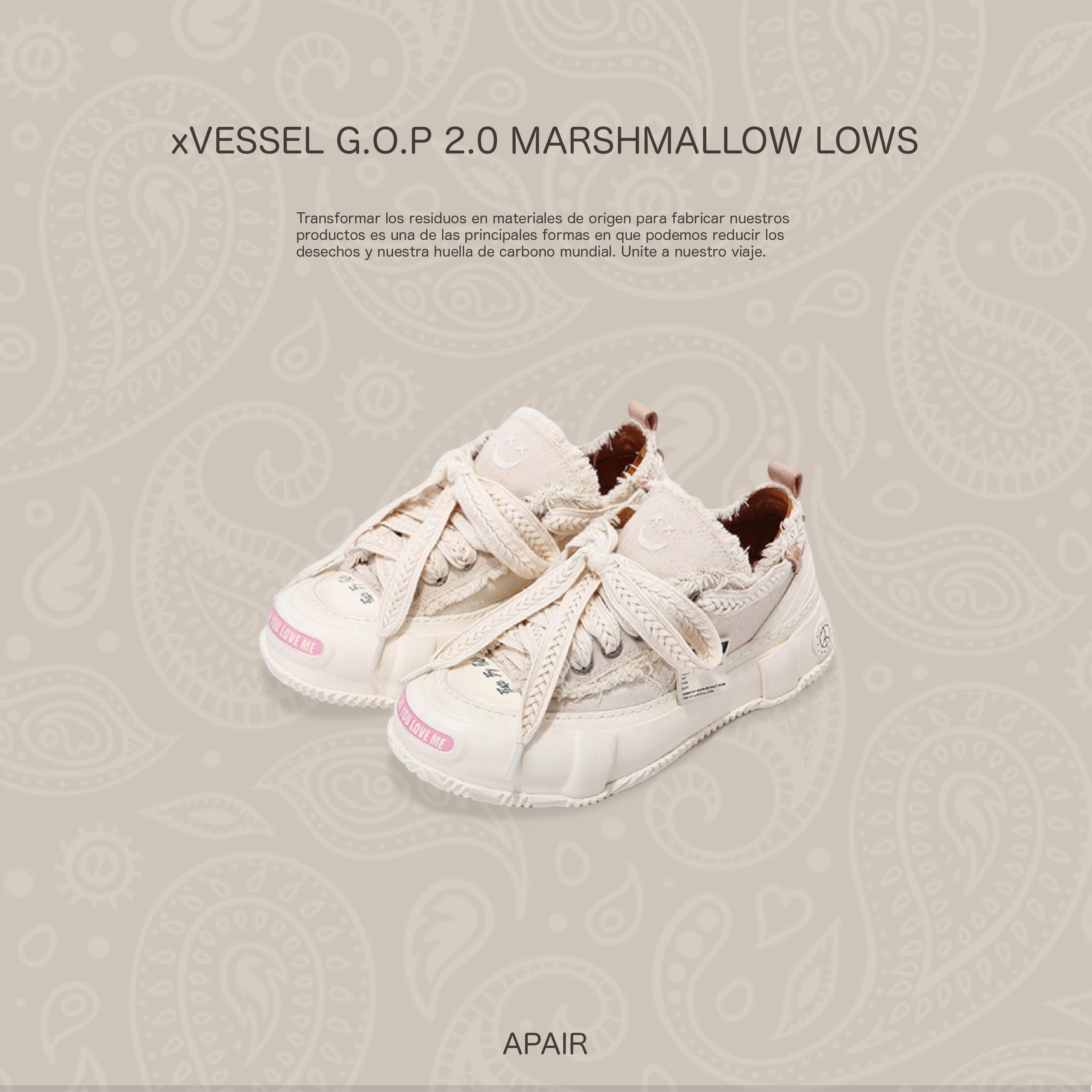 【APAIR】預購 xvessel G.O.P 2.0 MARSHMALLOW LOWS BLACK / WHITE 黑 白 兩色 隱藏版 解構鞋