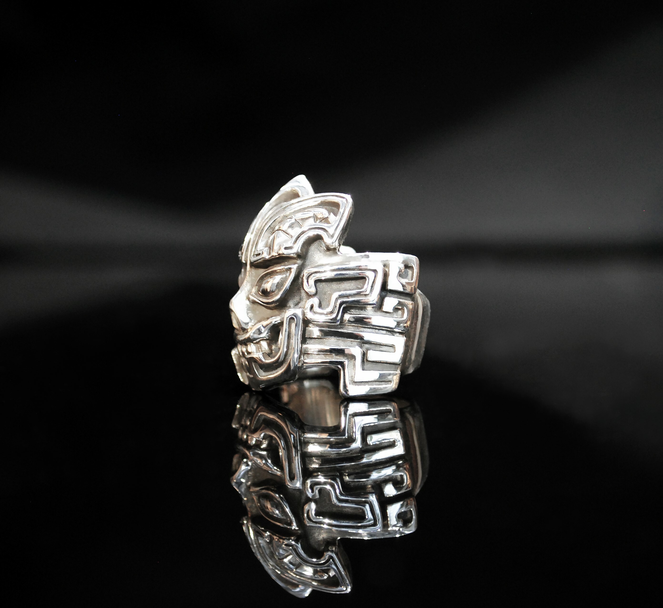 青銅甲蚩尤戒指