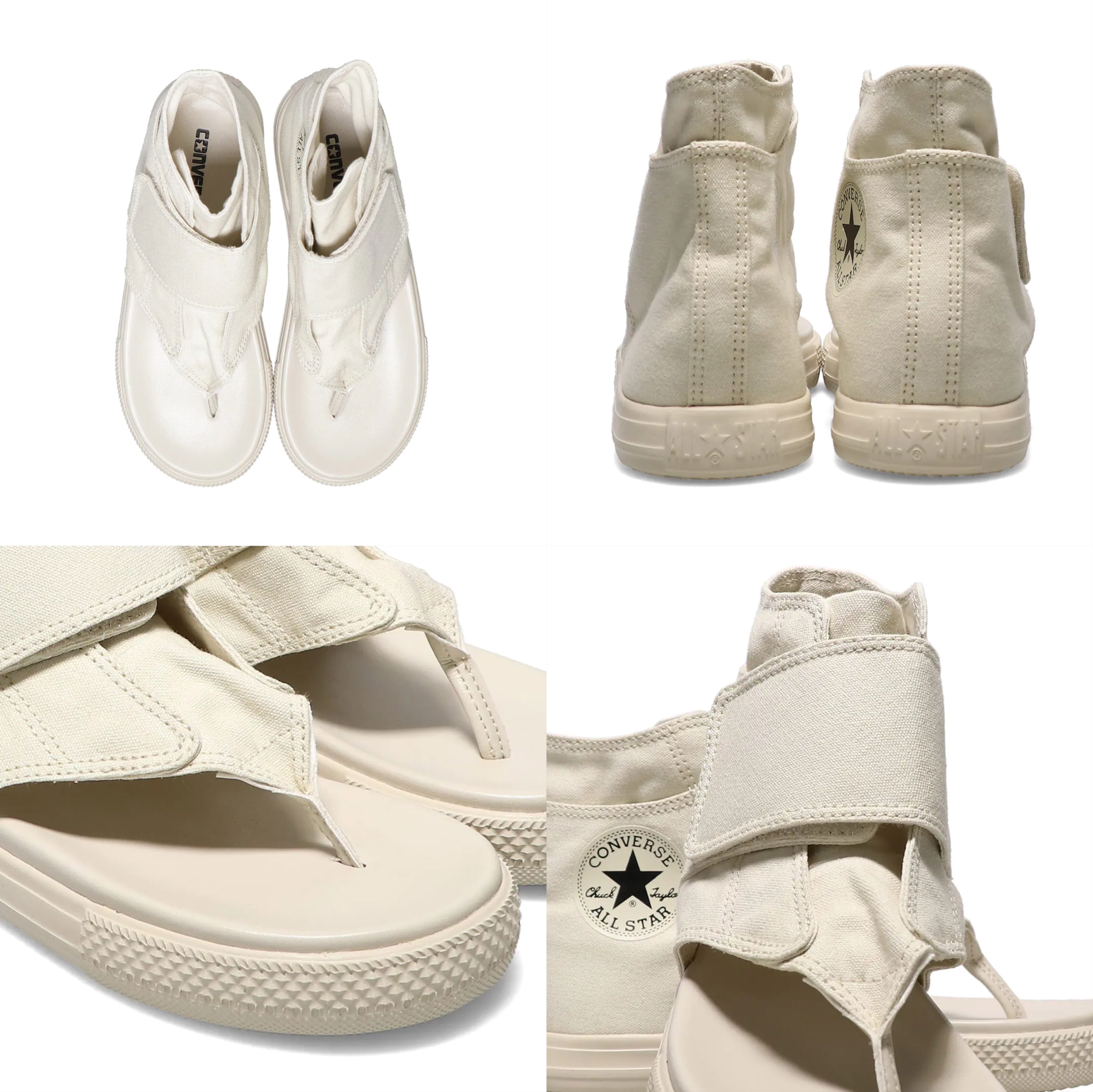 CONVERSE ALL STAR LIGHT THONG V-1 HI WHITE 涼鞋白色日本限定