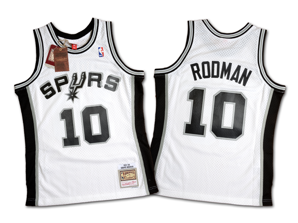 Mitchell & Ness 聖安東尼奧馬刺隊 Dennis Rodman 1993-1994 復刻 主場 Swingman 球衣