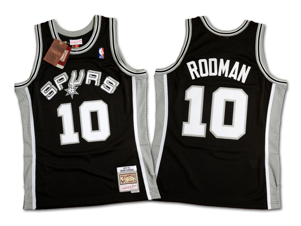 Mitchell & Ness 聖安東尼奧馬刺隊 Dennis Rodman 1993-1994 復刻 客場 Swingman 球衣