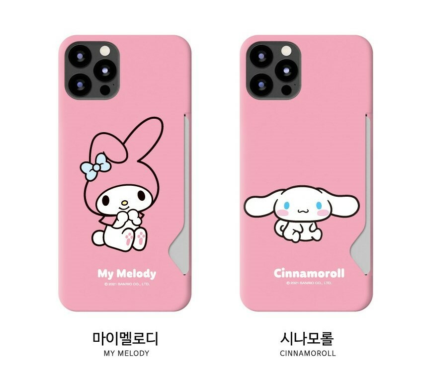 Sanrio - Card Hard Case - 貼身卡槽手機保護硬殼 TY
