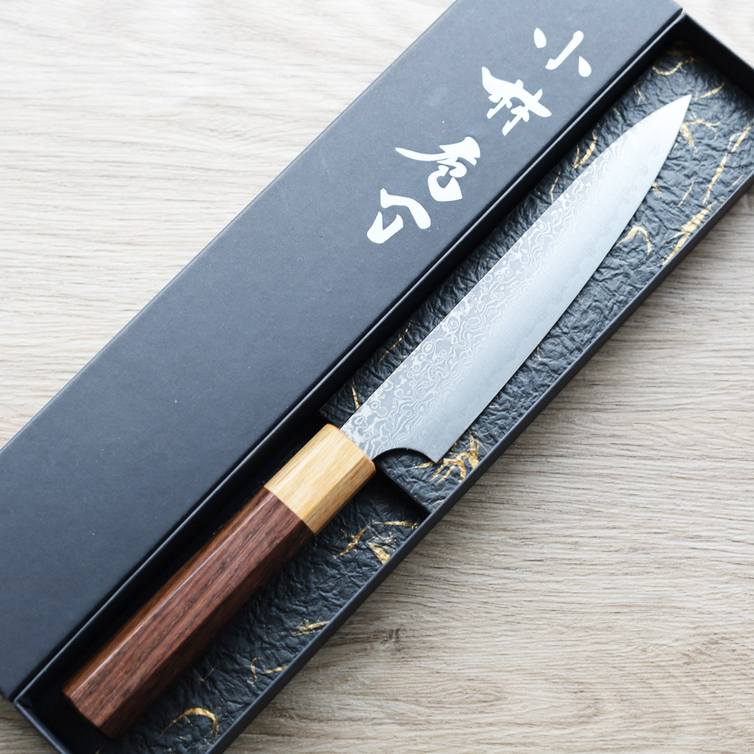 小林包丁 蔬果刀 150mm SG2粉末HSS鋼 大馬士革