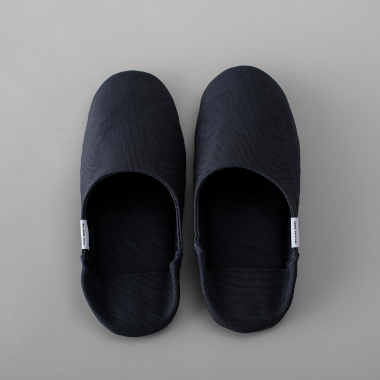 ABE阿部產業 室內帆布拖鞋 板岩灰