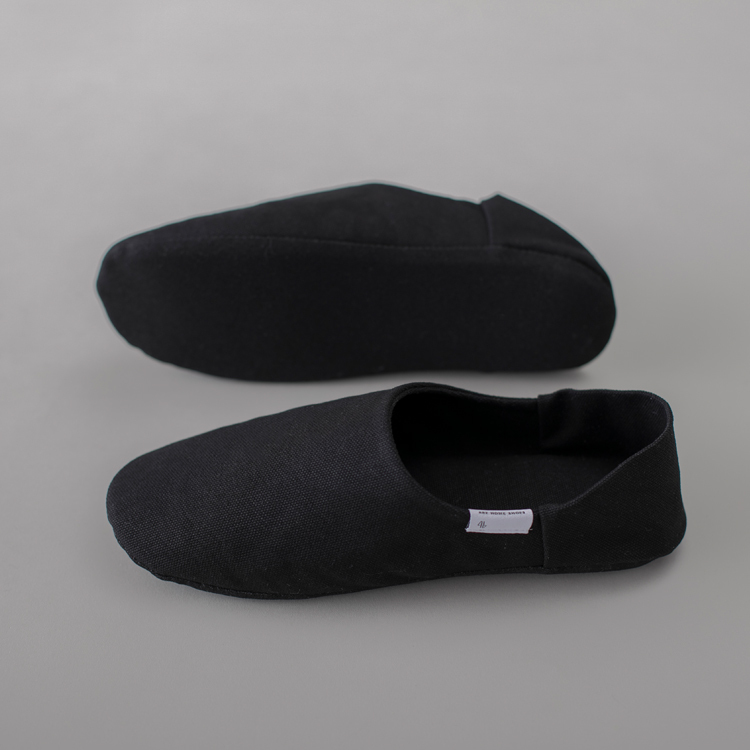 ABE阿部產業 室內帆布拖鞋 夜幕黑