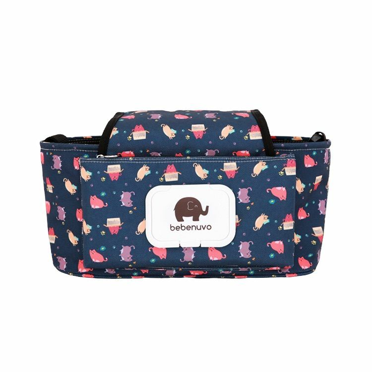 Bebenuvo 嬰兒車掛袋 深藍色