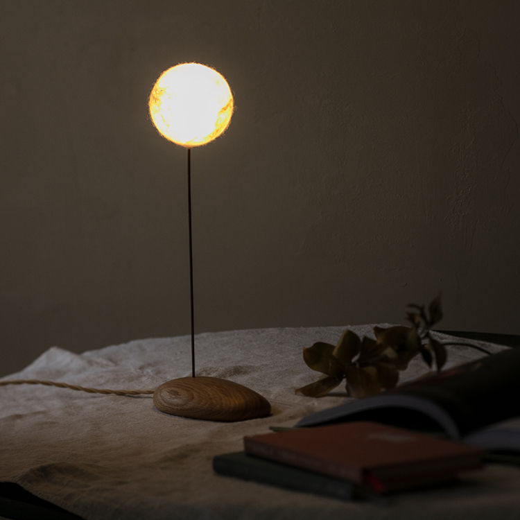 MoziDozen 木子到森 木質燈飾 懸月-全月 把月亮帶回家