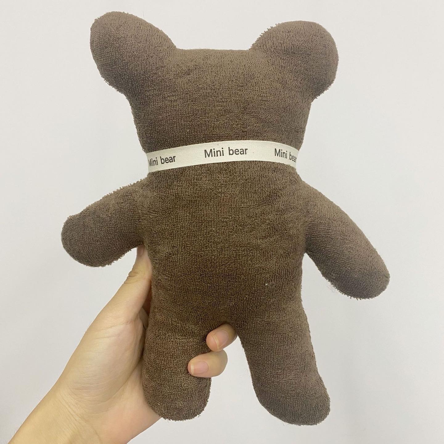 呆萌月亮小熊玩偶