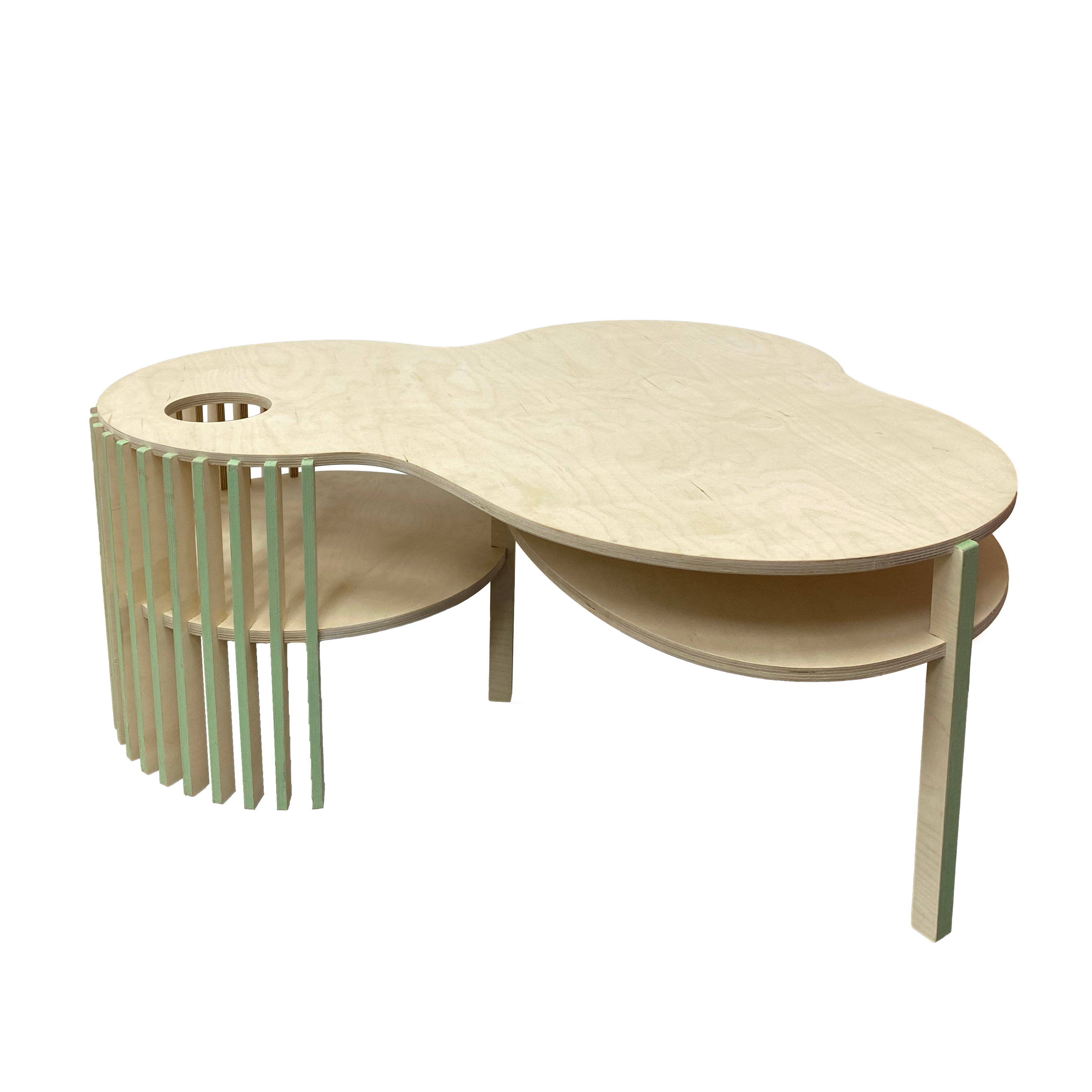Coffee Table, 'Peek-a-boo' Collection