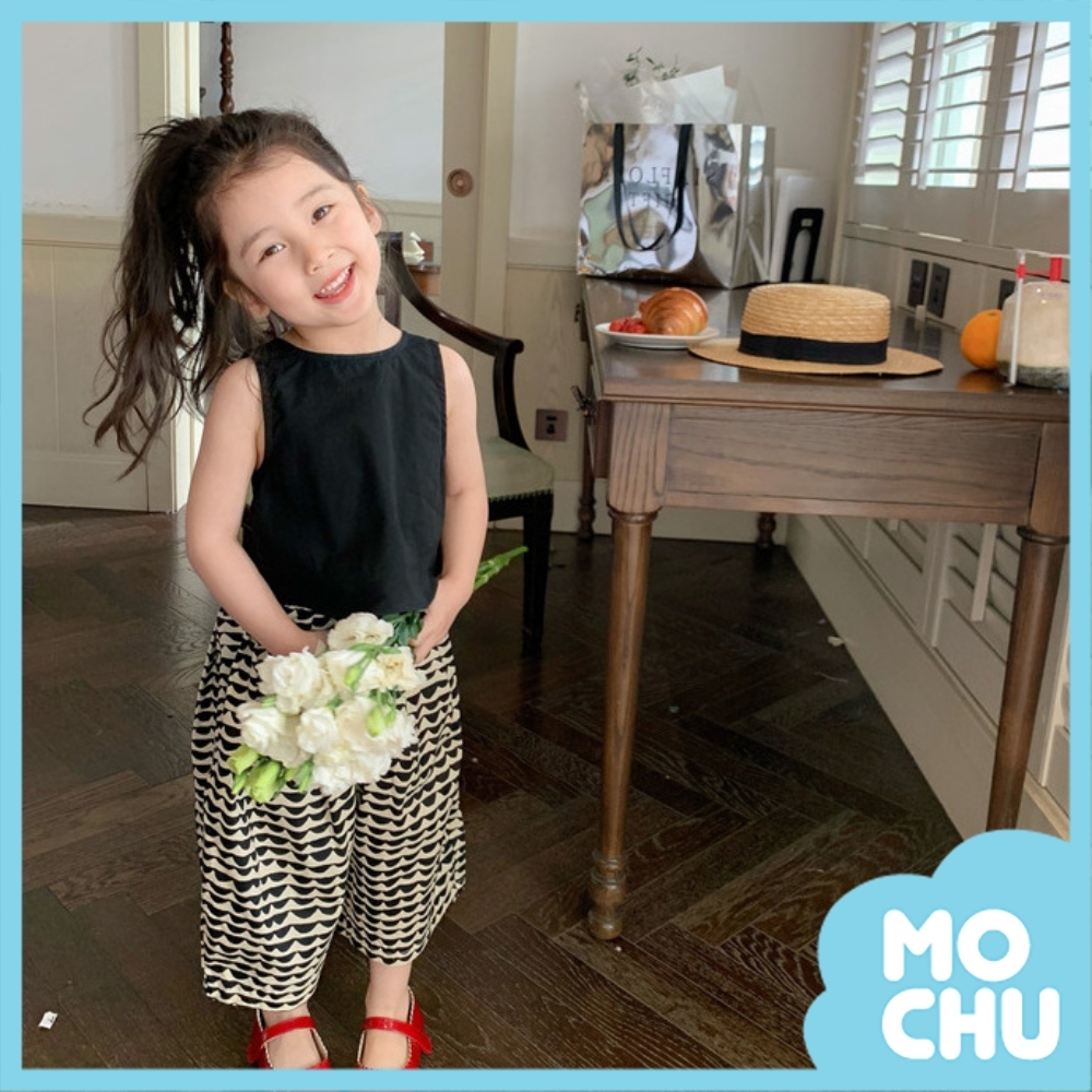 露背短款上衣+闊腿七分褲套裝