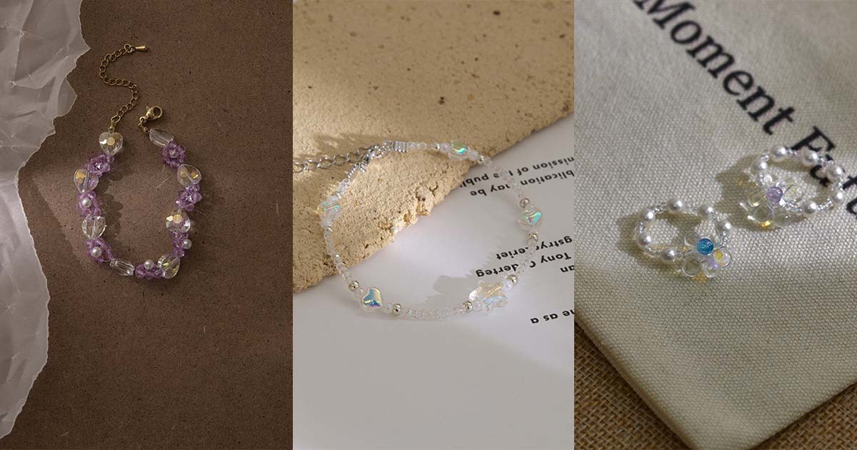 透明系串珠手鍊