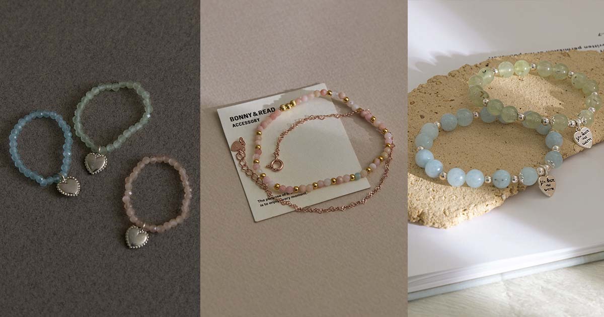 天然晶石串珠手鍊