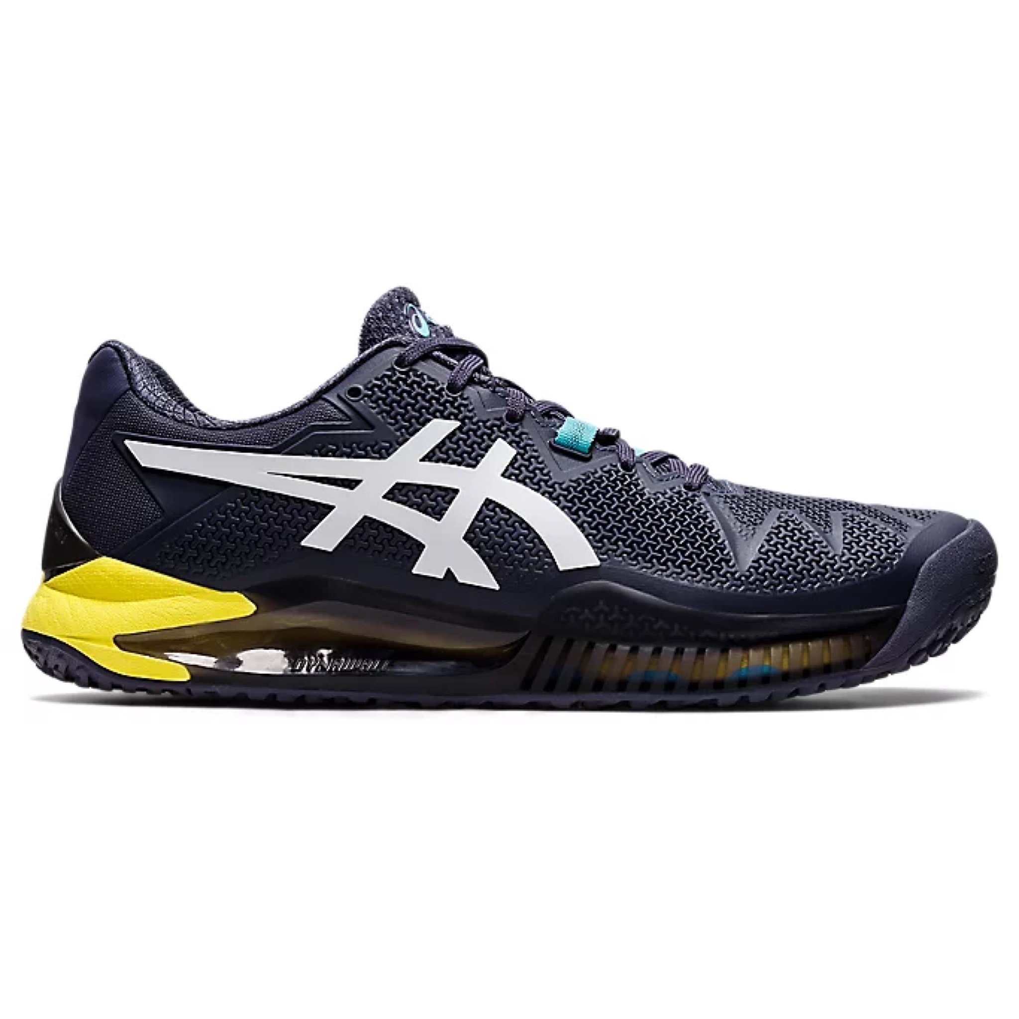 💥日本直送】Asics GEL-RESOLUTION 8 OC 男士網球鞋羽毛球鞋藍色tennis