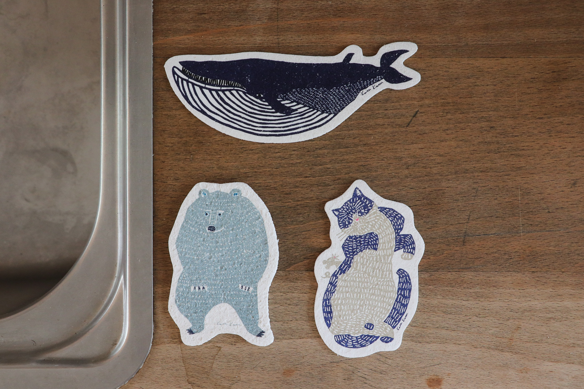 e.spongewipe kata kata 倉敷意匠 日本製 天然植物纖維 海綿