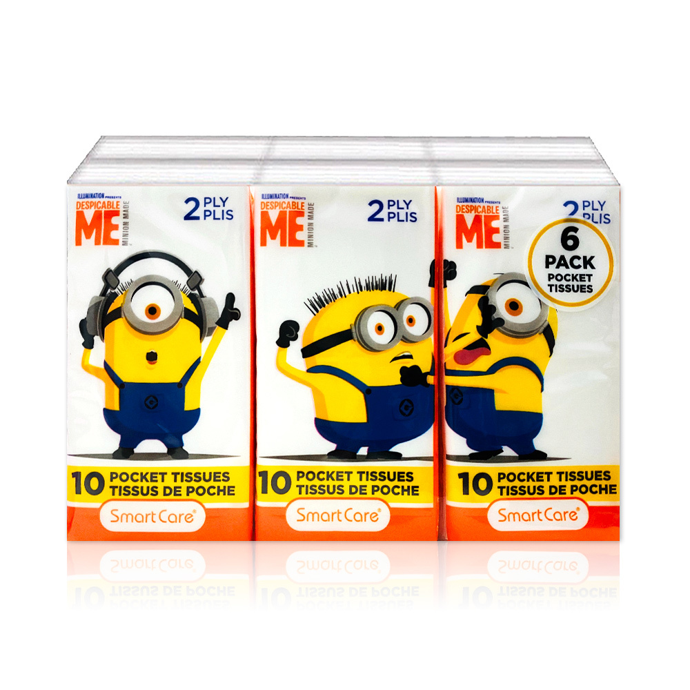 【美國熱銷卡通】卡通紙手帕6包 (10張/包) 多款可選