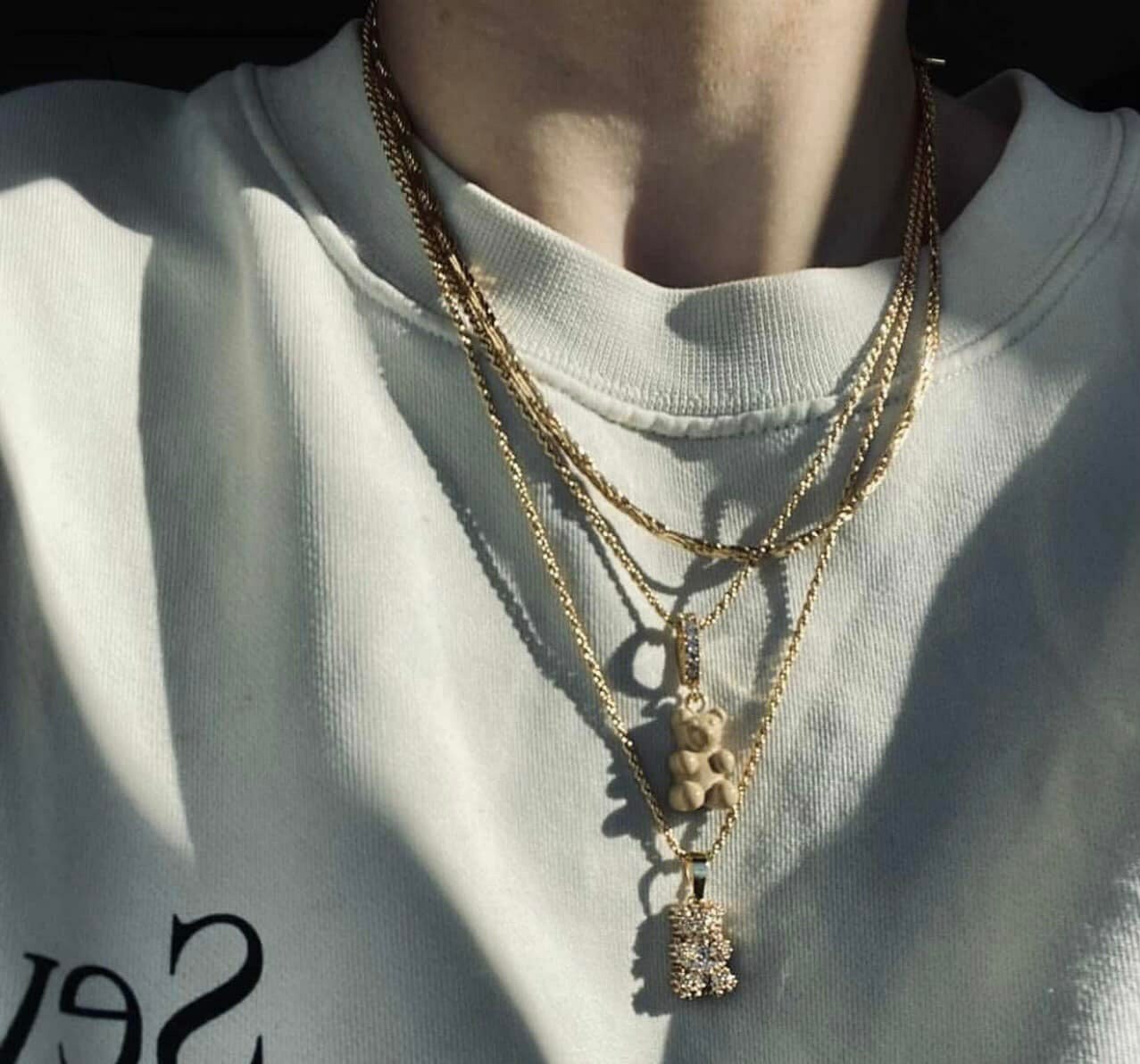 GD同款 小熊吊飾項鍊（多色）