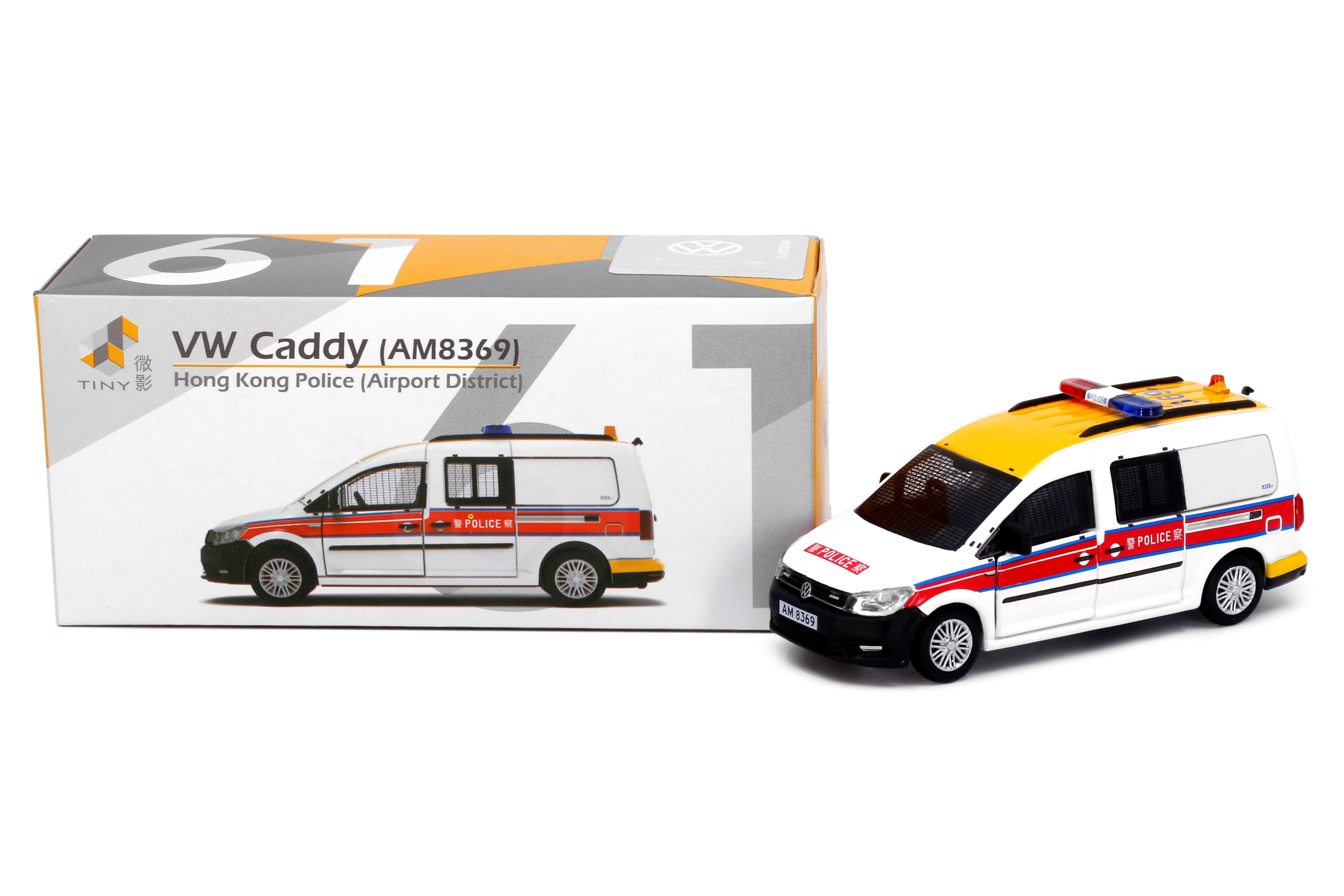 tiny VW Caddy (AM8185) 香港警察 会員限定Ω