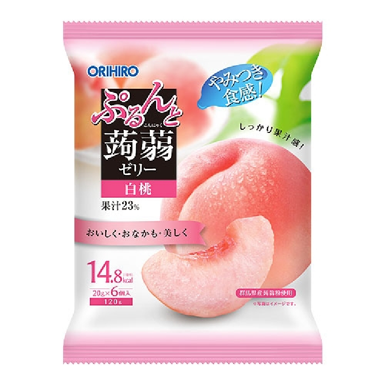 ORIHIOR蒟蒻果凍/白桃風味