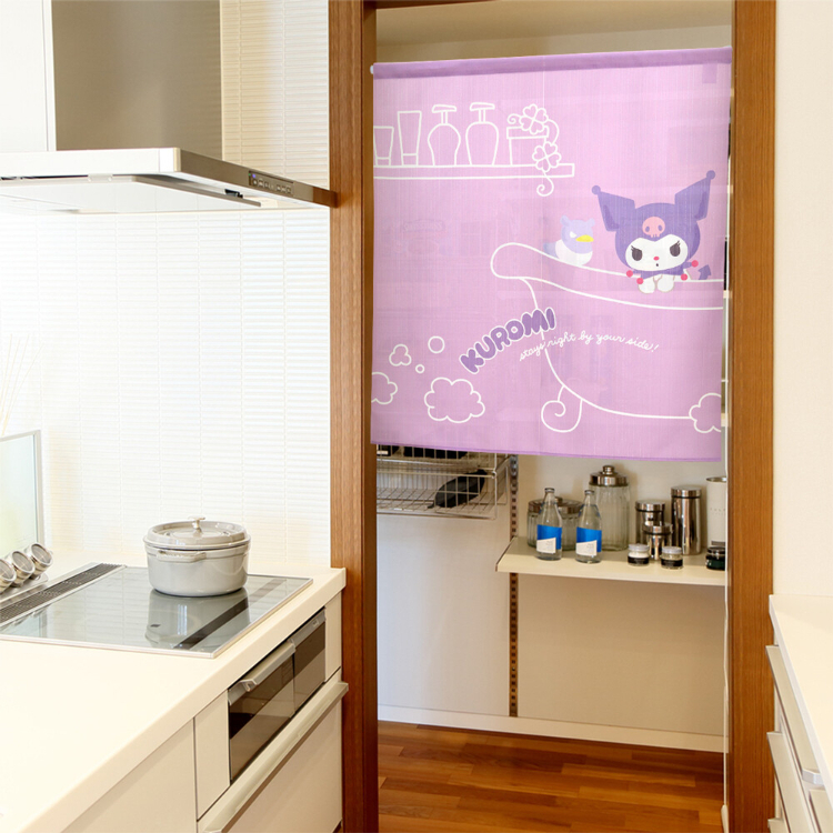 Sanrio 宅在家短門簾 85×90cm Kuromi #CM22SD-97540