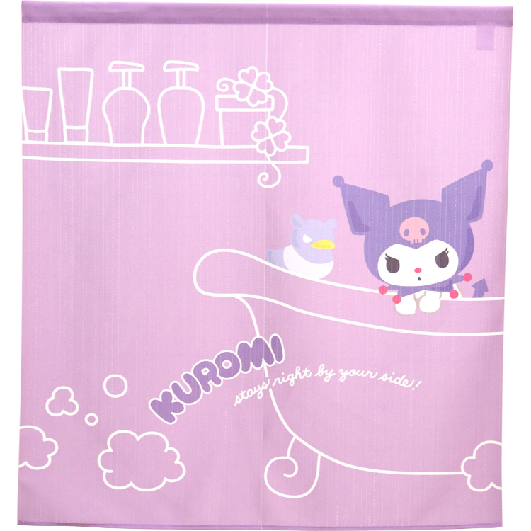 Sanrio 宅在家短門簾 85×90cm Kuromi #CM22SD-97540