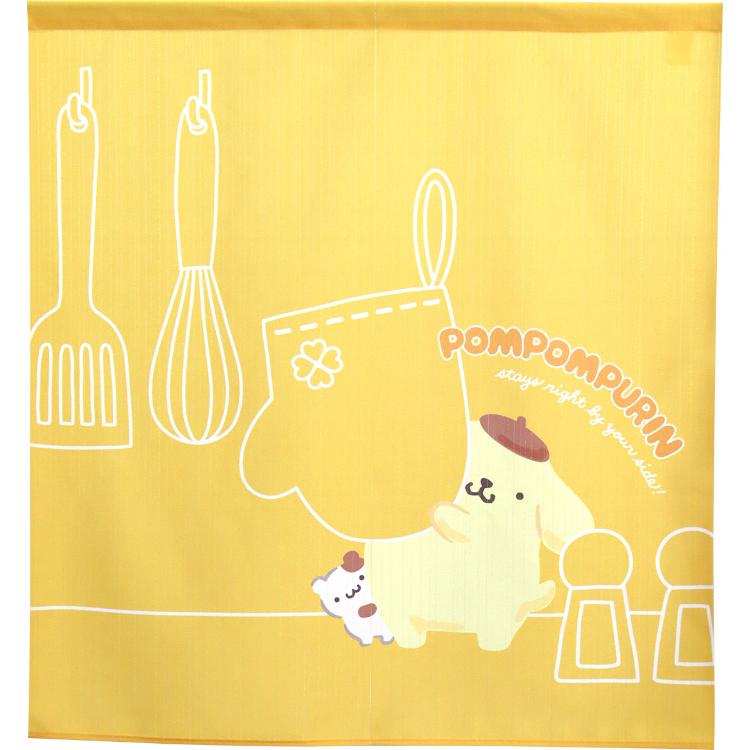 Sanrio 宅在家短門簾 85×90cm 布甸狗 #CM22SD-97542