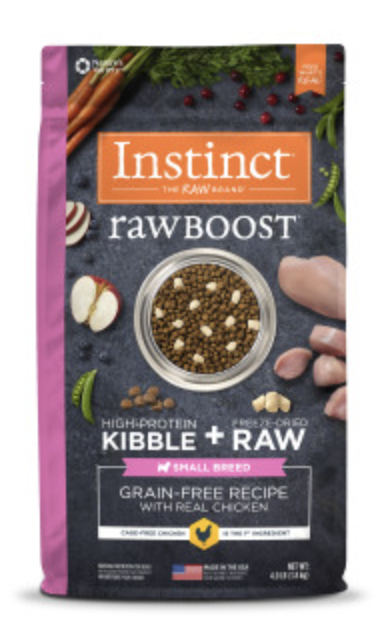 INSTINCT®RAW BOOST 系列無穀凍乾雞肉狗乾糧(小型犬) 4LB