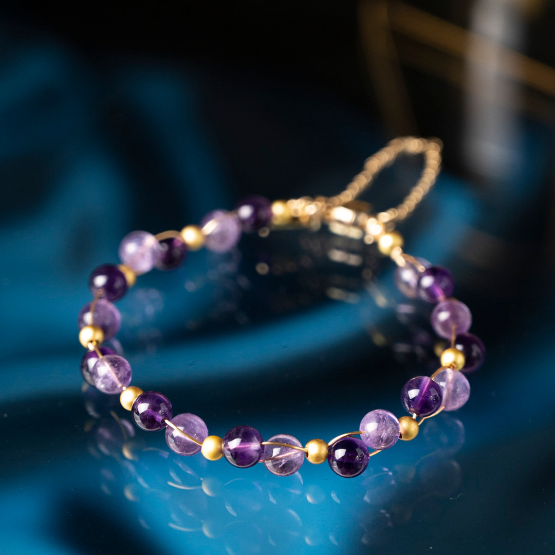 水晶手鍊【逐夢-傳遞溝通】紫水晶手鍊