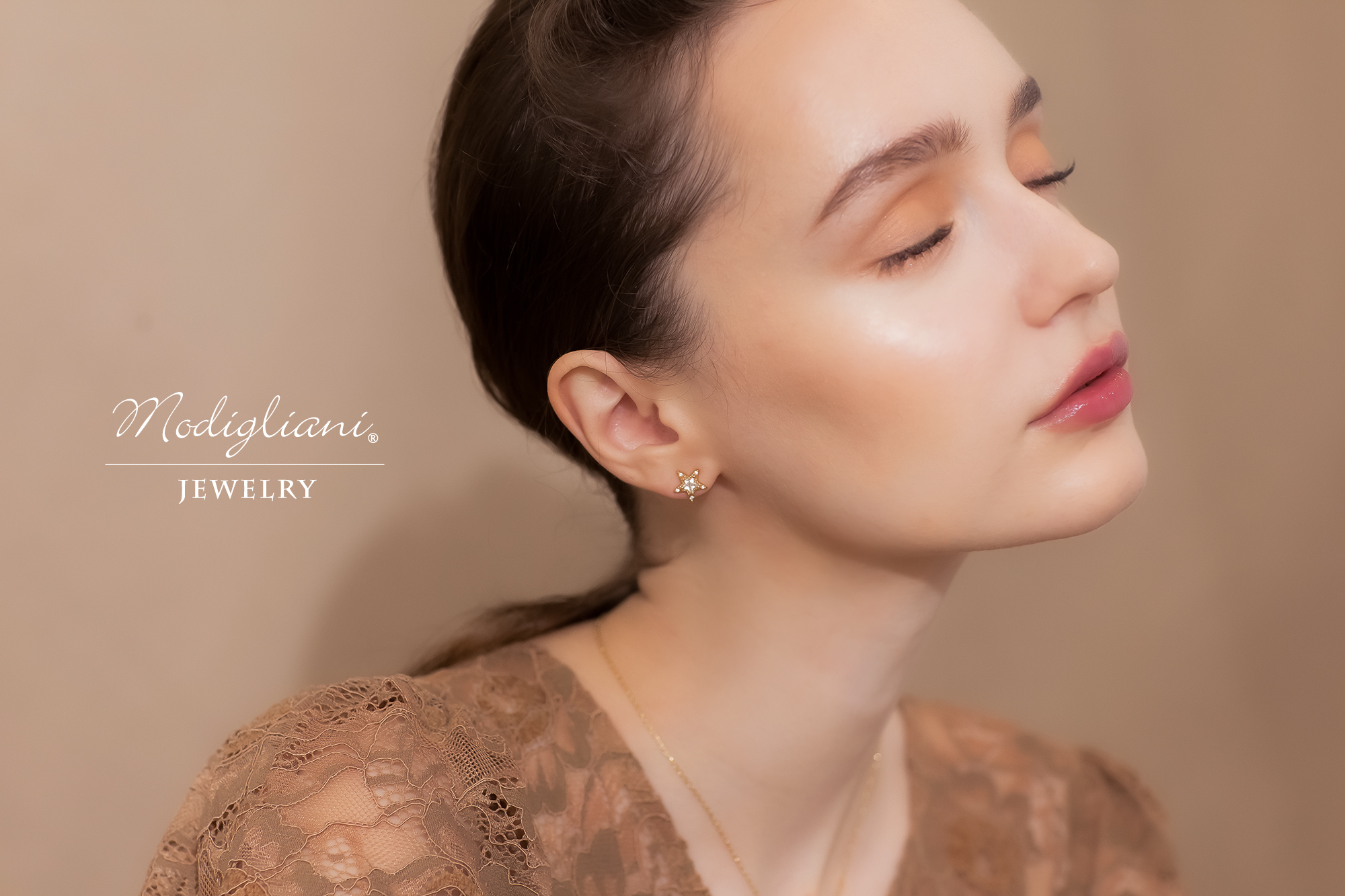 黃銅飾品,黃銅,貼式耳環,精緻,星星,耳環,18K金,鋯石,氣質