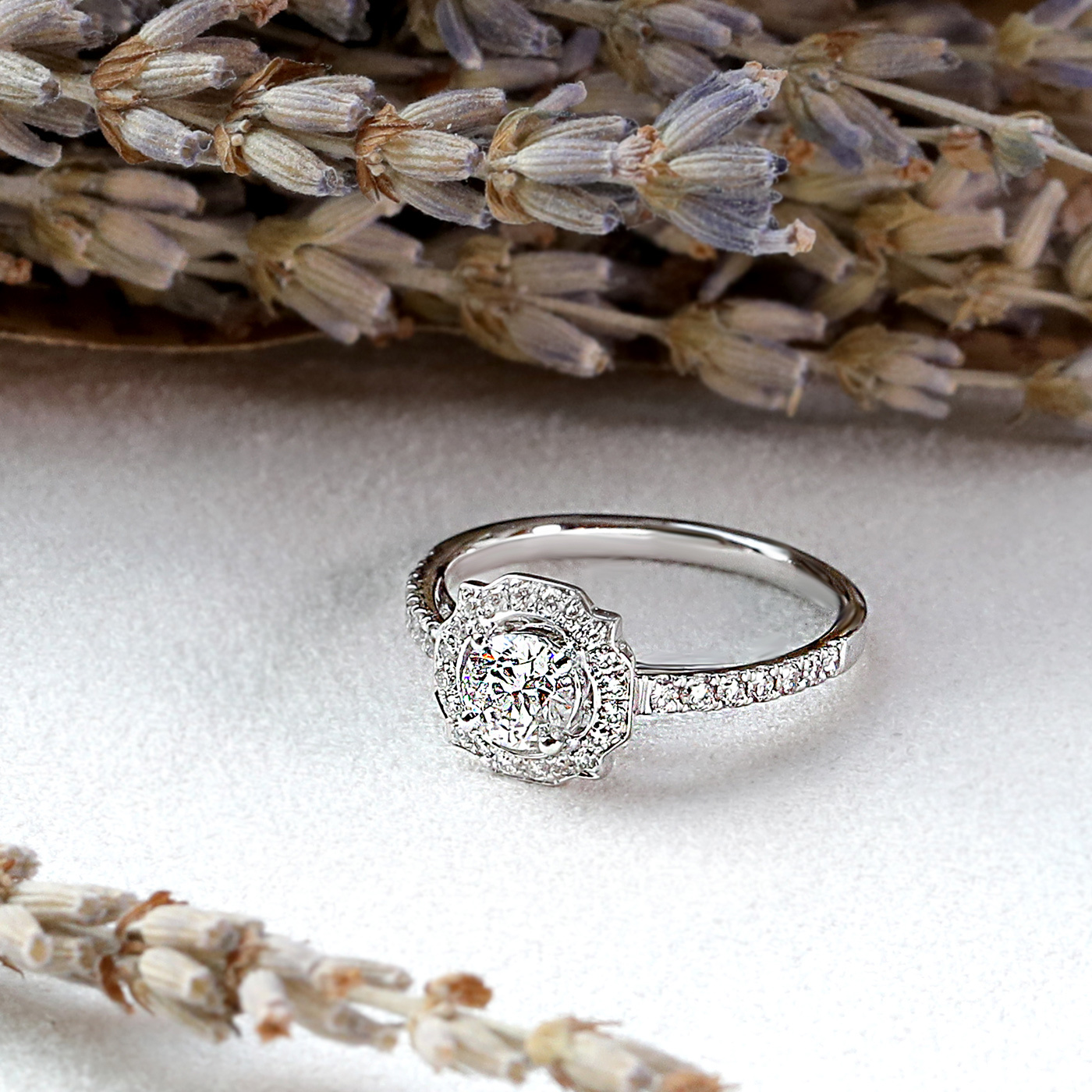 璀璨非凡 — GIA50分鑽石戒指