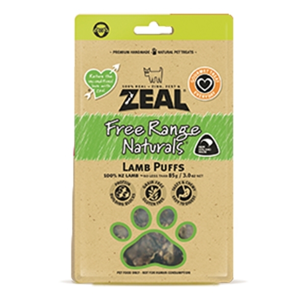 Zeal 紐西蘭羊肺粒狗小食 (85g)