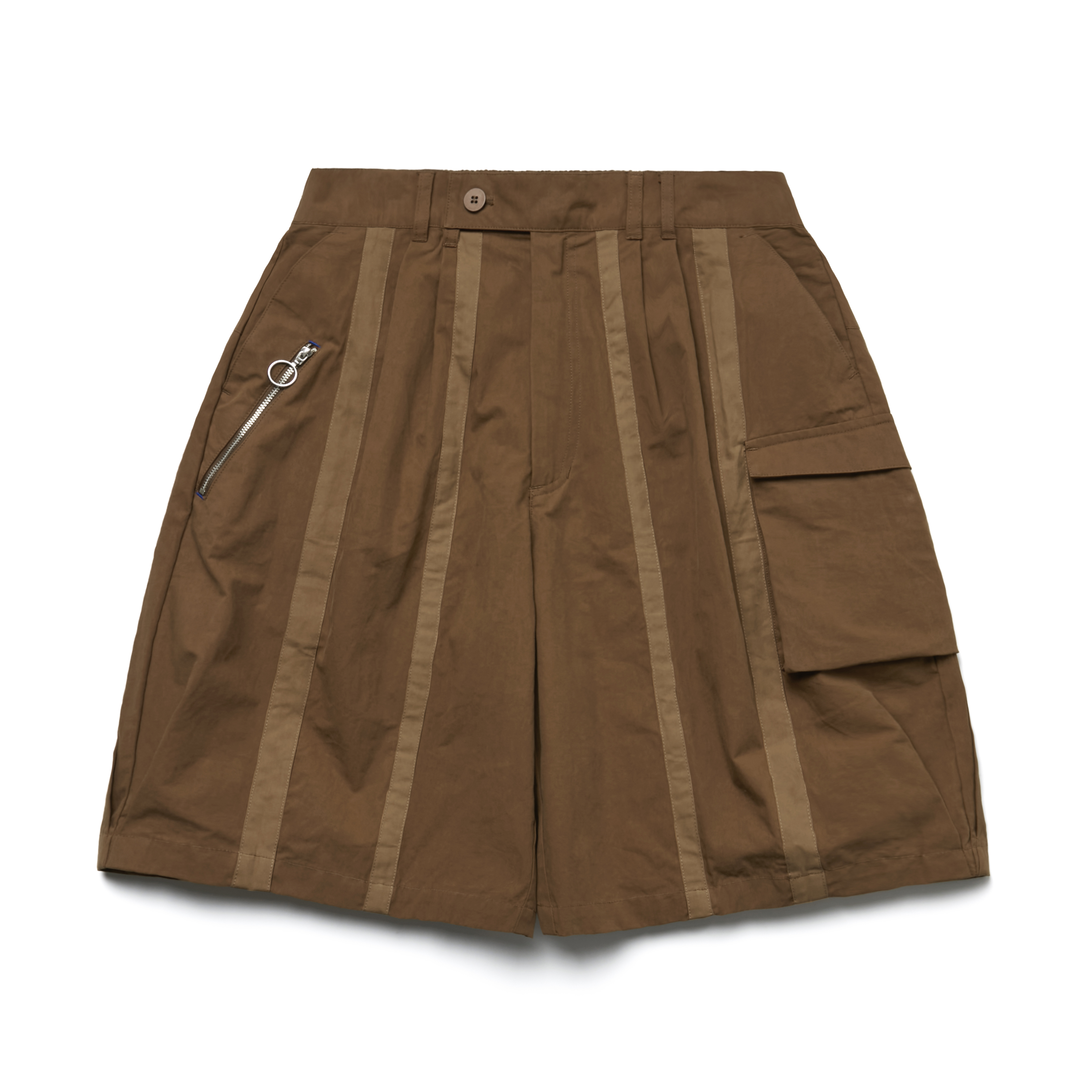 MELSIGN - Stripe Pocket Shorts - Pumpkin