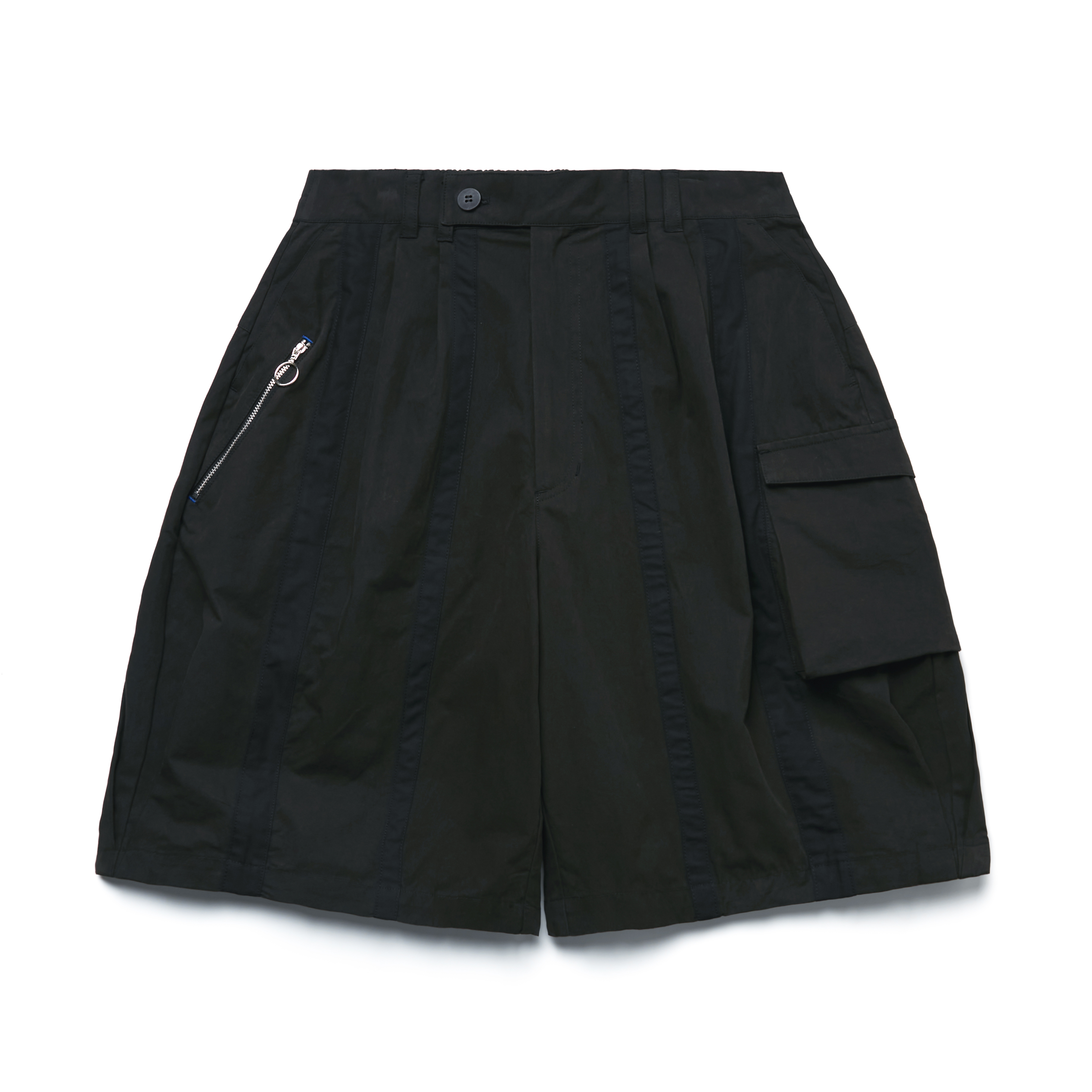 MELSIGN - Stripe Pocket Shorts - Black