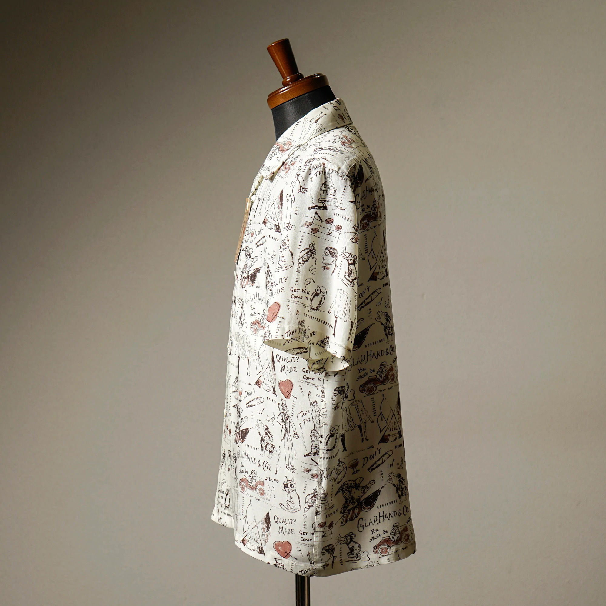 GLAD POSTALS HAWAIIAN SHIRT