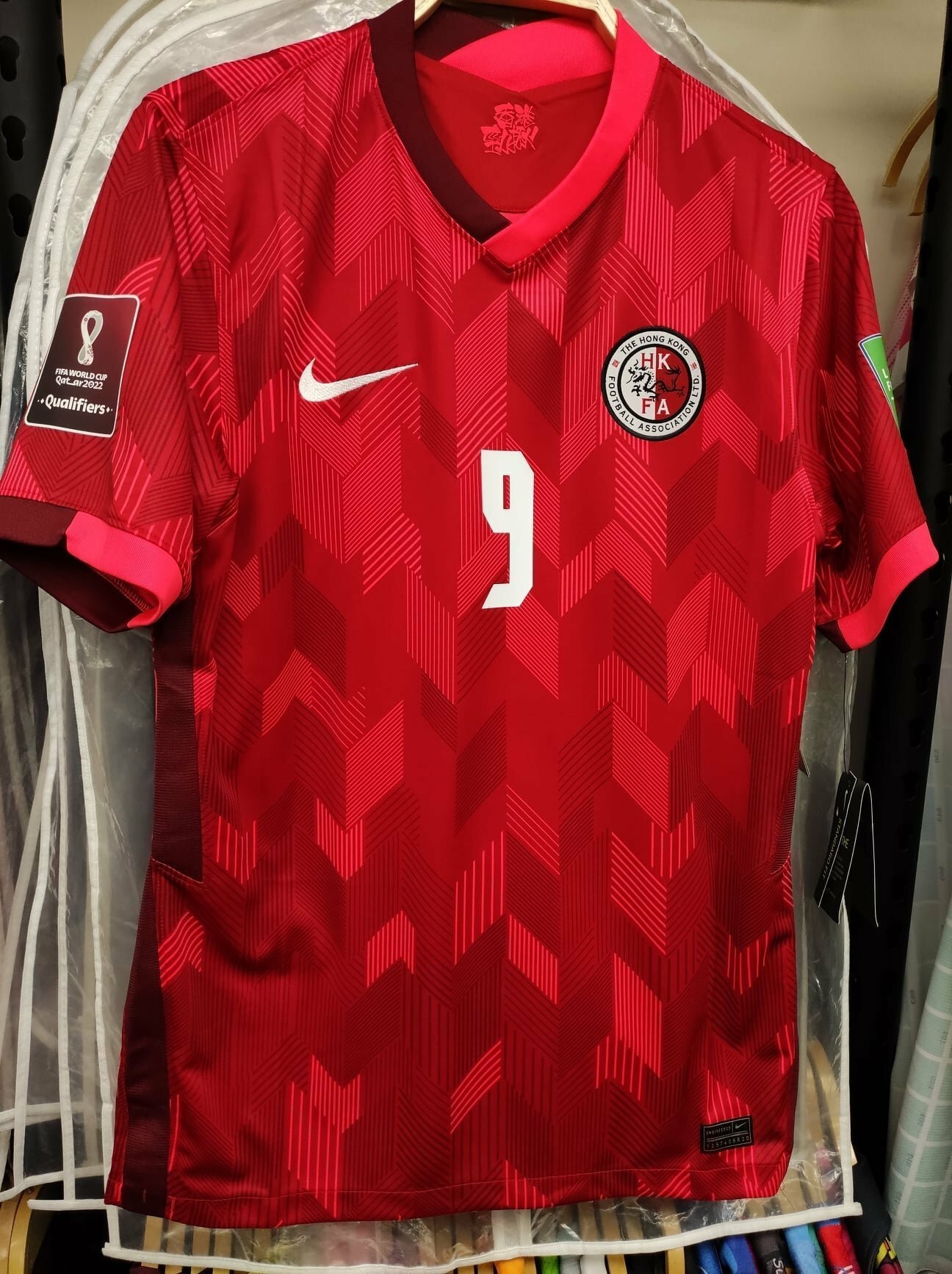 21-22香港隊主場球迷版球衣