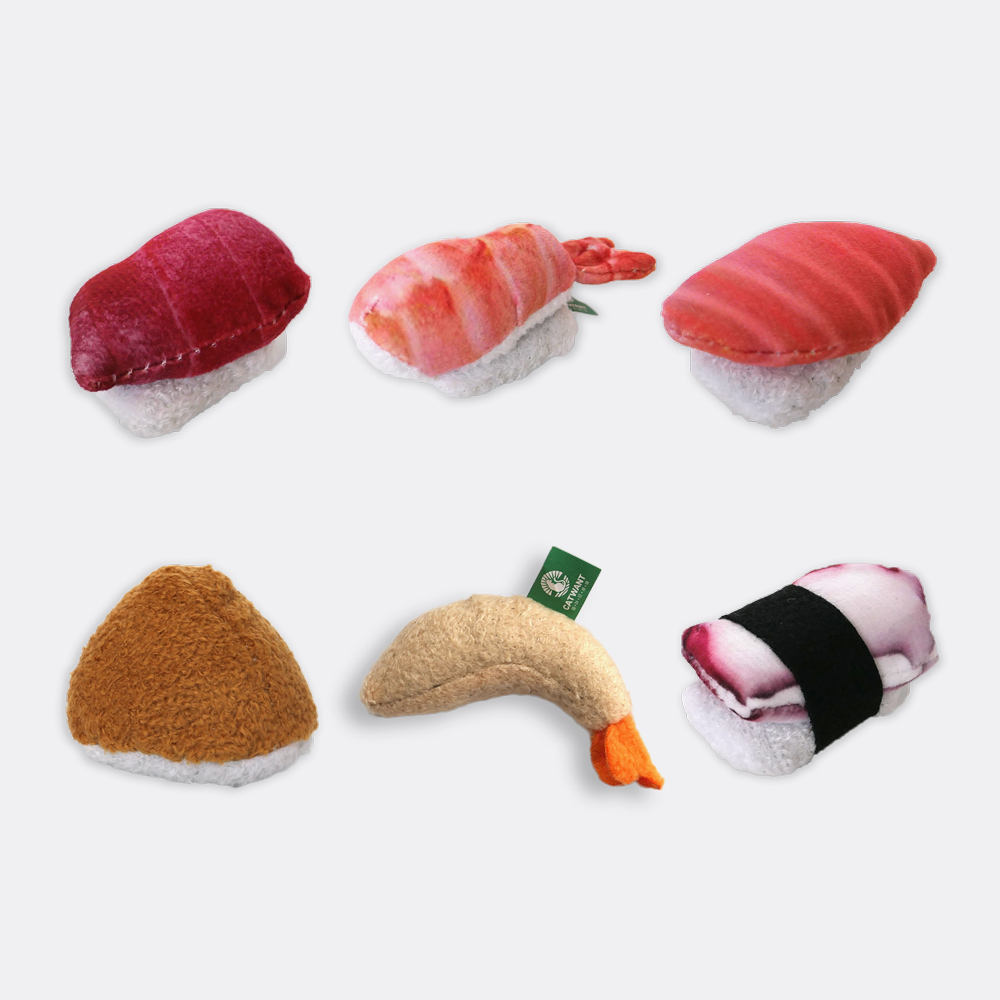 貓壽司(1入)-100%貓薄荷填充貓玩具