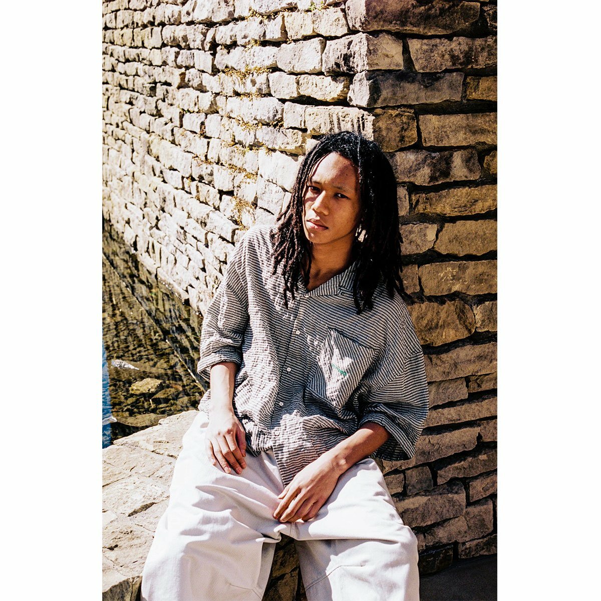 TIGHTBOOTH GINGHAM ROLL UP SHIRT Lサイズ TIGHTBOOTH GINGHAM ROLL UP SHIRT Lサイズ