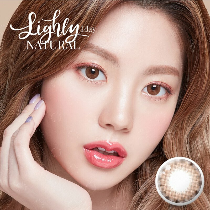 [預訂]  Lenstown Lighly  Natural每日拋棄彩妝隱形眼鏡｜每盒30片 ( Ash Brown )