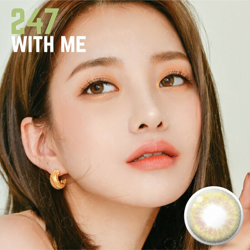 [預訂] Lenstown 247 WITH ME 1 Day 每日拋棄彩妝隱形眼鏡｜每盒10片 ( Olive )