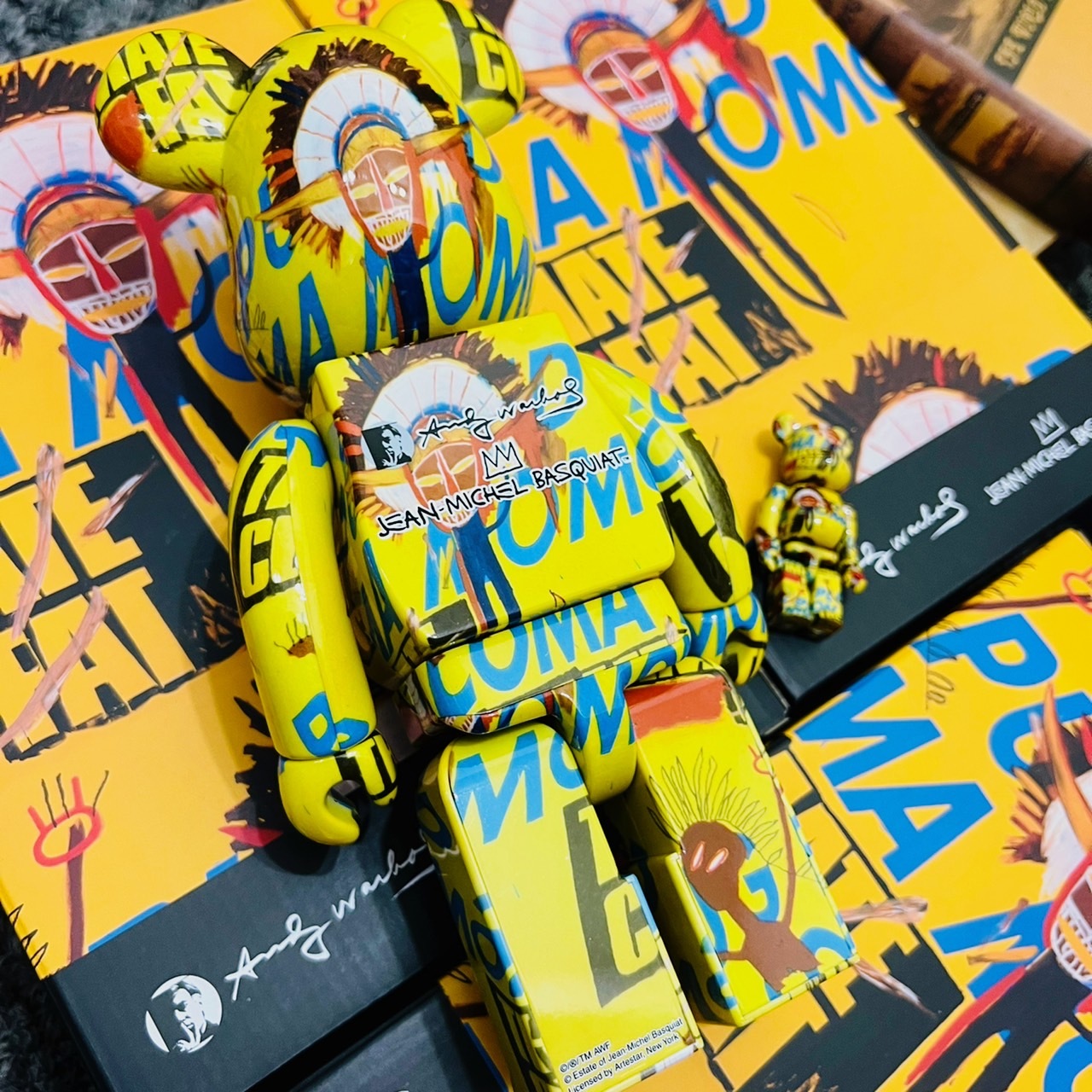 BE@RBRICK Andy Warhol × JEAN-MICHEL BASQUIAT #3 三代 100% & 400% 巴斯奇亞安迪沃荷 三代 聯名款 現貨