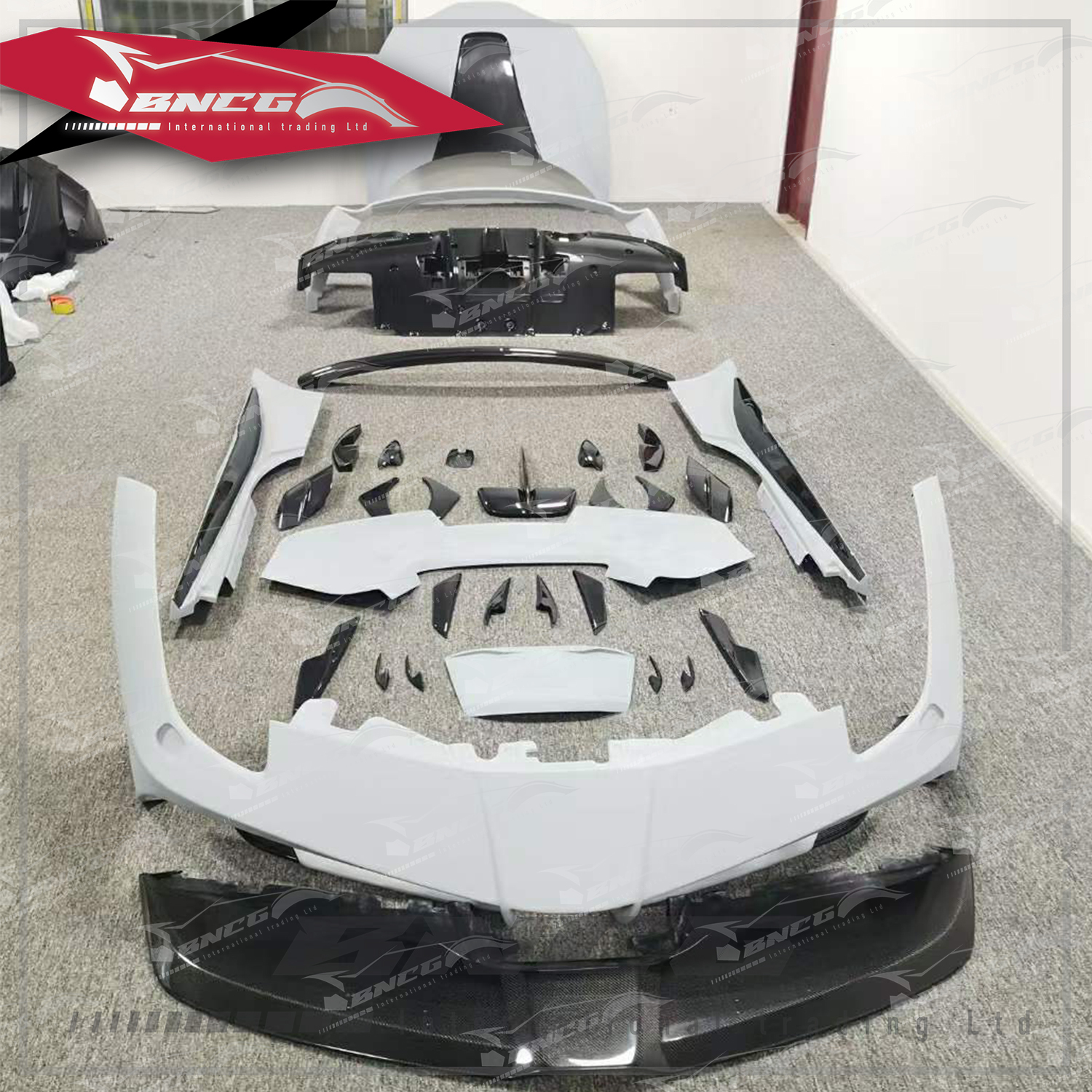 法拉利 Ferrari F458 卡夢 碳纖維 外觀件 空力套件 Misha版 大包圍 引擎蓋  前後導流 側裙 風刀