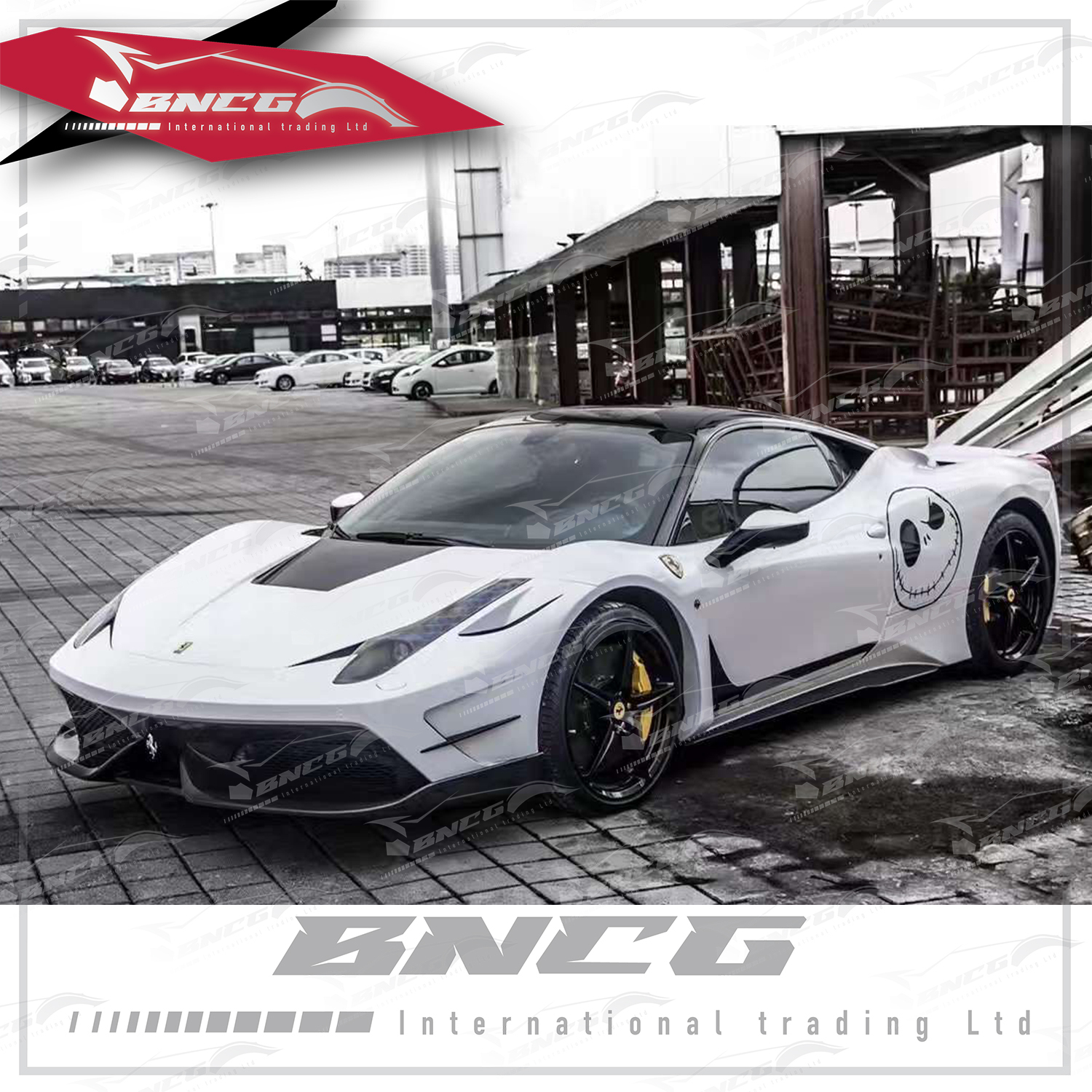 法拉利 Ferrari F458 卡夢 碳纖維 外觀件 空力套件 Misha版 大包圍 引擎蓋  前後導流 側裙 風刀