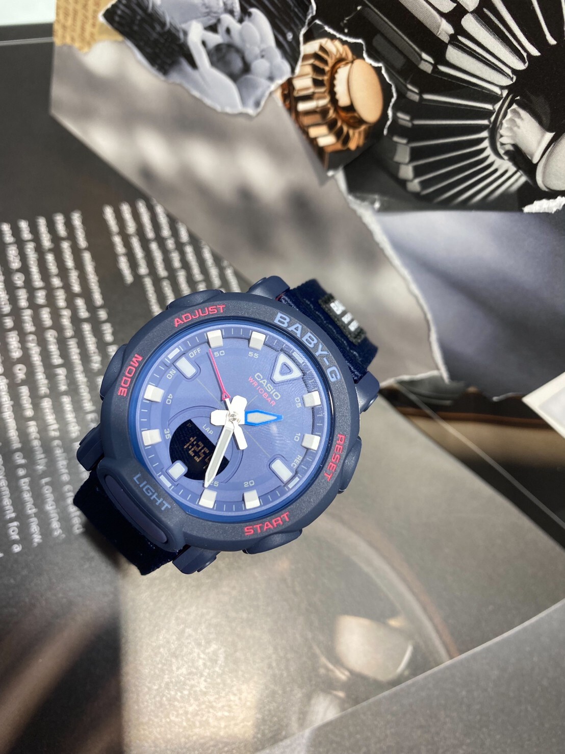 【Baby-G】環保錶帶戶外時尚雙顯錶 BGA-310C-2A 41.8mm  現代鐘錶