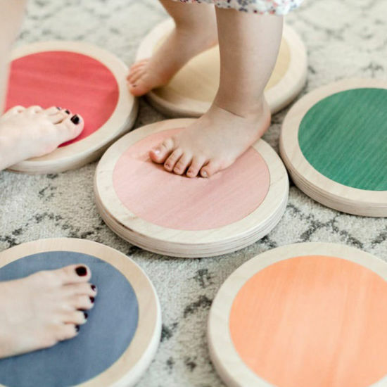 Colourful Stepping Stones